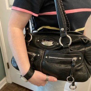 Classic Bruce Makowsky (‘B. Makowsky’) leather satchel